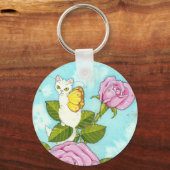 Porte-clés keychaing rose kitty fairy (Recto)