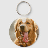 Porte-clés keychains double sided photo pet (Verso)