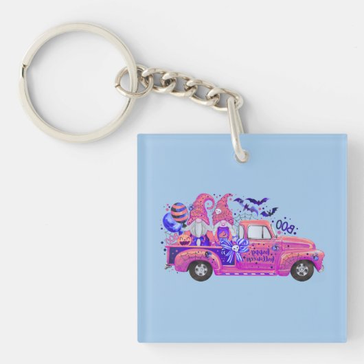 Porte-clés Keychains & Lanyards with Halloween Gnome T (Devant)