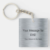 Porte-clés Keylic Keychain, Métallc Design For DAD Keychain (Devant)