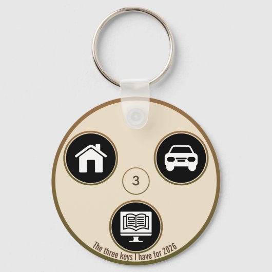 Porte-clés Keys to Dreams – A Personal Meaning Keychain (Recto)