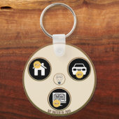 Porte-clés Keys to Dreams – A Personal Meaning Keychain (Verso)