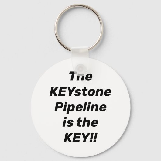 Porte-clés Keystone Pipeline Key Pro Indépendance énergétique (Recto)