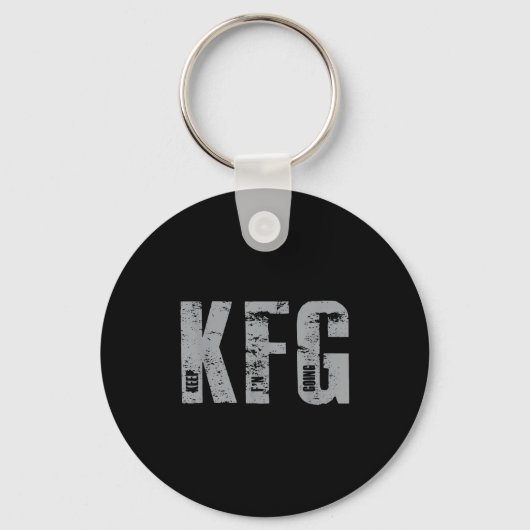 Porte-clés Kfg Keep F'n Going Military Style (Recto)