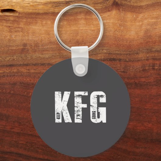 Porte-clés Kfg Keep F'n Going Military Style  (Recto)
