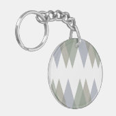 Porte-clés Khaki triangles (Devant gauche)