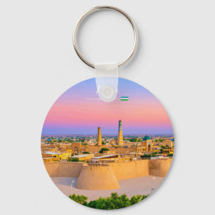 Porte-clés Khiva, Ouzbékistan - Skyline d'une forteresse anci