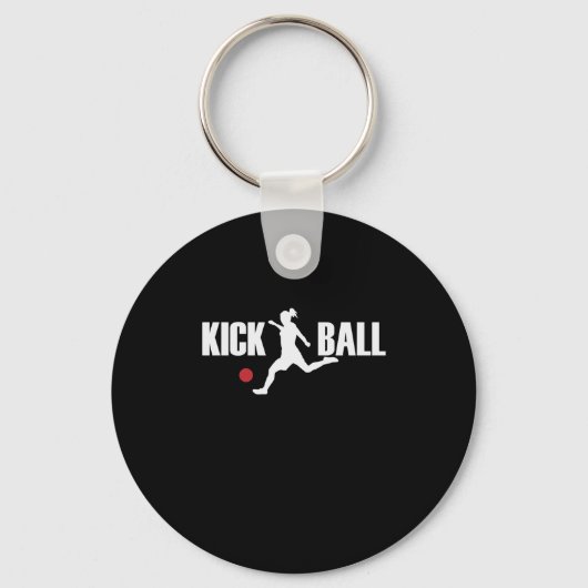 Porte-clés Kick Ball Gomme-ball Kickball Sport (Recto)