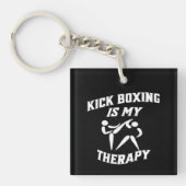 Porte-clés Kick Boxing est ma conception Cool thérapeutique (Devant)
