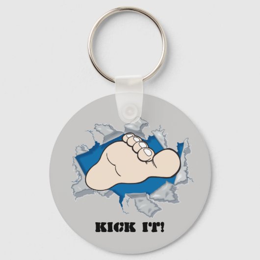 PORTE-CLÉS KICK IT! (Recto)