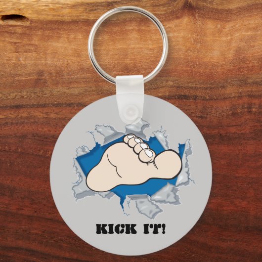PORTE-CLÉS KICK IT! (Recto)