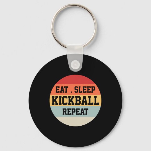 Porte-clés Kickball Player Retro Funny Cadeau (Recto)