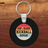 Porte-clés Kickball Player Retro Funny Cadeau (Recto)