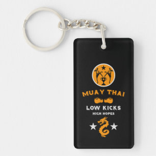 Porte-clés Kickboxer Muay Thai Sport