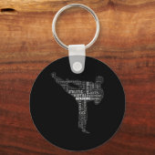 Porte-clés Kickboxing Instructor  (Recto)