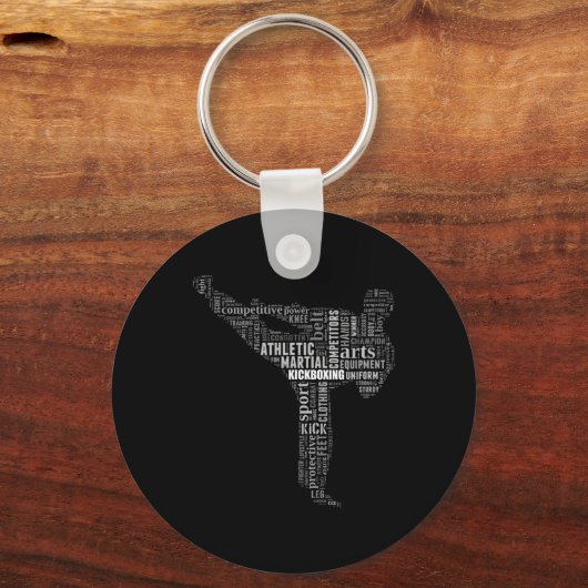 Porte-clés Kickboxing Instructor  (Recto)