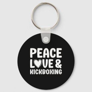 Porte-clés Kickboxing J'aime Kickboxing Kickboxer