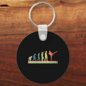 Porte-clés Kickboxing Kickboxer Rétro Vintage (Recto)
