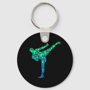 Porte-clés Kickboxing Kickboxing Taekwondo Karaté Garçons Enf
