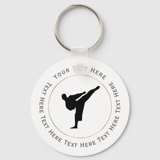 Porte-clés Kickboxing - Martial Arts Keychain (Recto)