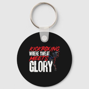 Porte-clés Kickboxing où la sueur rencontre la gloire Kickbox