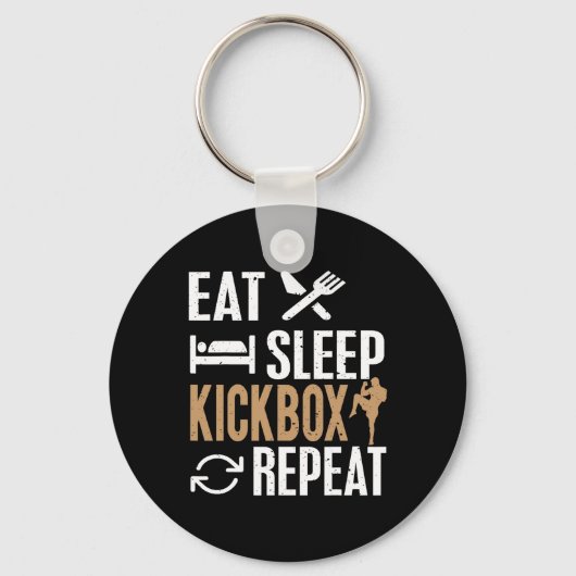 Porte-clés Kickboxing pour kickboxeur (Recto)