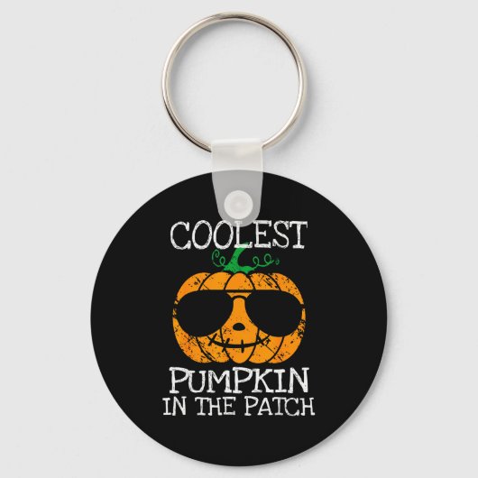 Porte-clés Kids Coolest Pumpkin In The Patch Halloween Boys G (Recto)