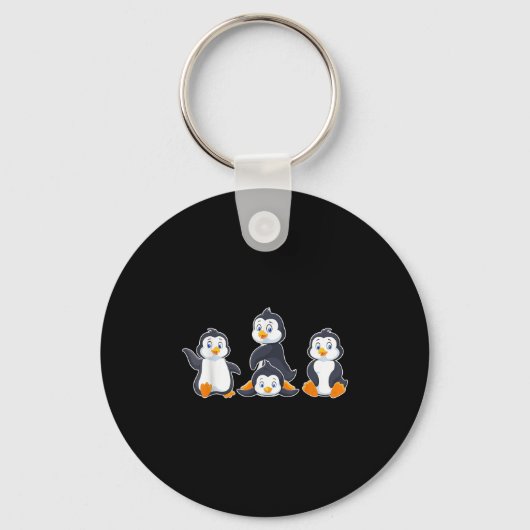 Porte-clés Kids Cute Animal Penguin (Recto)