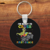 Porte-clés Kids I'm Ready To Crush First Grade Monster Truck  (Recto)