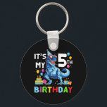 Porte-clés Kids Rawr I'm 5 5th Birthday T Rex Dinosaur Party<br><div class="desc">Kids Rawr I'm 5 5th Birthday T Rex Dinosaur Party Don pour garçons</div>