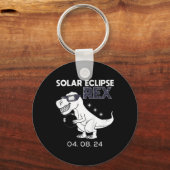 Porte-clés Kids Solar Eclipse T Rex 04.08.2024 Dino Fun Toddl (Recto)