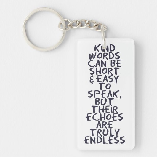 Porte-clés Kind words (Devant)