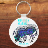 PORTE-CLÉS KINDA' COMME UN SAUVAGE (Recto)