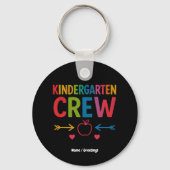 Porte-clés Kinder Crew Funny Kindergarten Fun Retour À L'Écol (Recto)