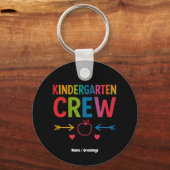 Porte-clés Kinder Crew Funny Kindergarten Fun Retour À L'Écol (Recto)