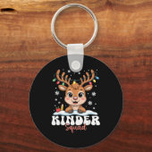 Porte-clés Kinder Squad Reindeer Christmas Lights Cute Winter (Recto)