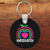 Porte-clés Kindergarten Boho Rainbow enseignant équipe Kinder (Recto)