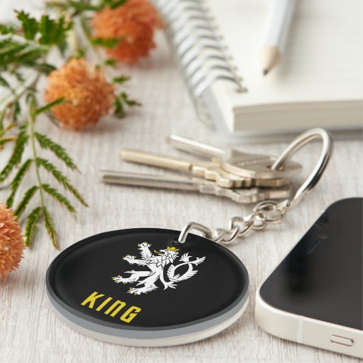 Porte-clés King Lion Crest Keychain (Devant Droit)