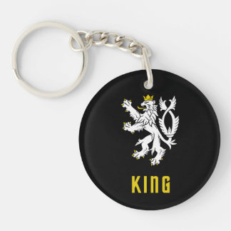 Porte-clés King Lion Crest Keychain