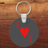 Porte-clés King Of Hearts Matching Couple Saint Valentine's D (Recto)