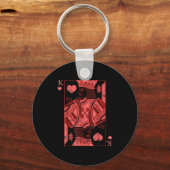 Porte-clés King Of Hearts Valentines Day Cool V-day Couple Ma (Recto)