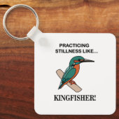 Porte-clés Kingfisher Pratiquant La Sticité Comme Kingfisher (Recto)