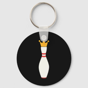 Porte-clés Kingpin T Shirt Bowling League Cadeau