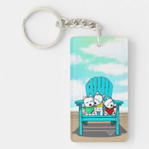Porte-clés KiniArt Beach Westies