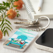 Porte-clés KiniArt Beach Westies (Devant droit)