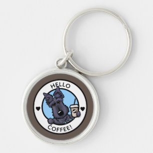 Porte-clés KiniArt Café Terrier Écossais