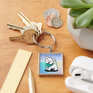 Porte-clés KiniArt Cutieface Porte - clé Westie
