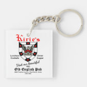 Porte-clés Kirie's Restaurant, River Grove, IL (Dos)