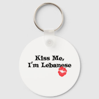 Porte-clés Kiss Me I&apos ; m Libanais
