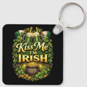 Porte-clés Kiss Me, I’m Irish (Dos)